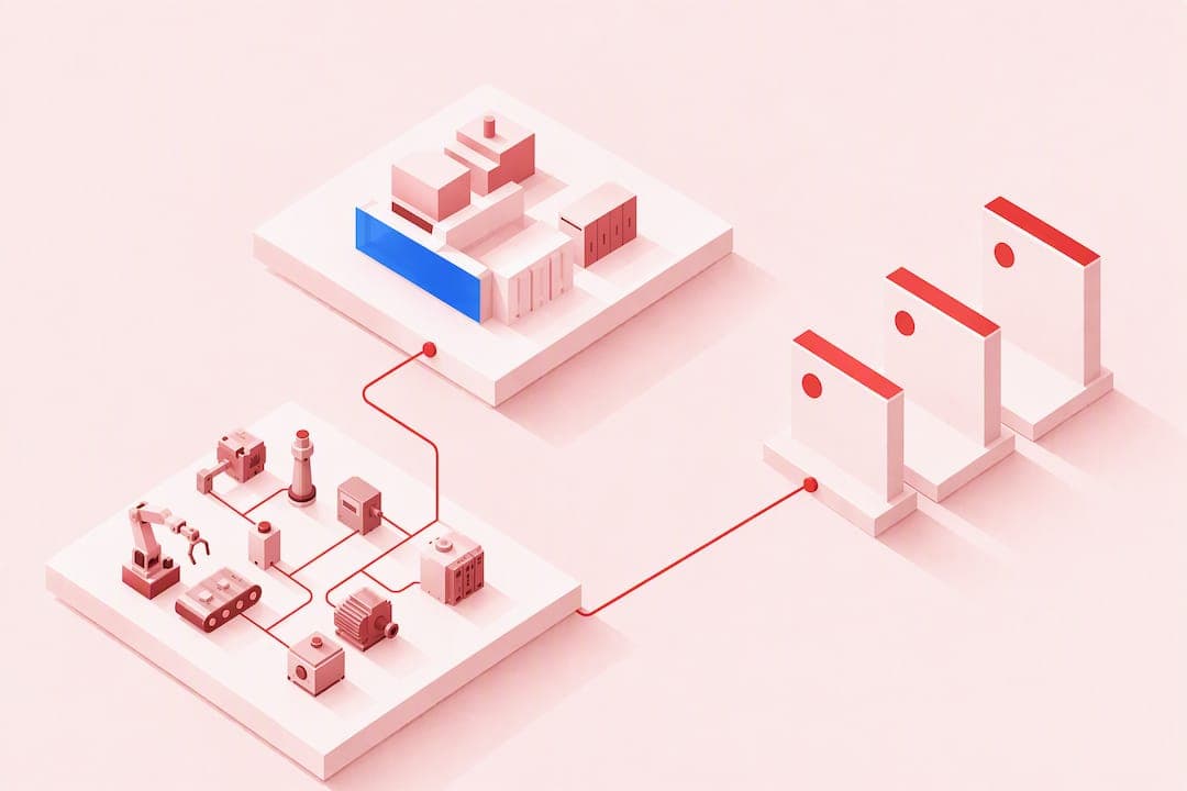 Illustration of the MES and SCADA layers