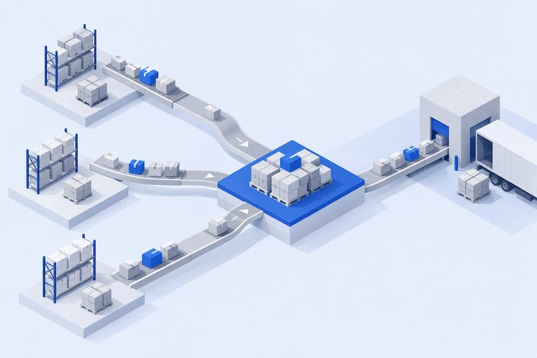 Illustration of orders organized into waves